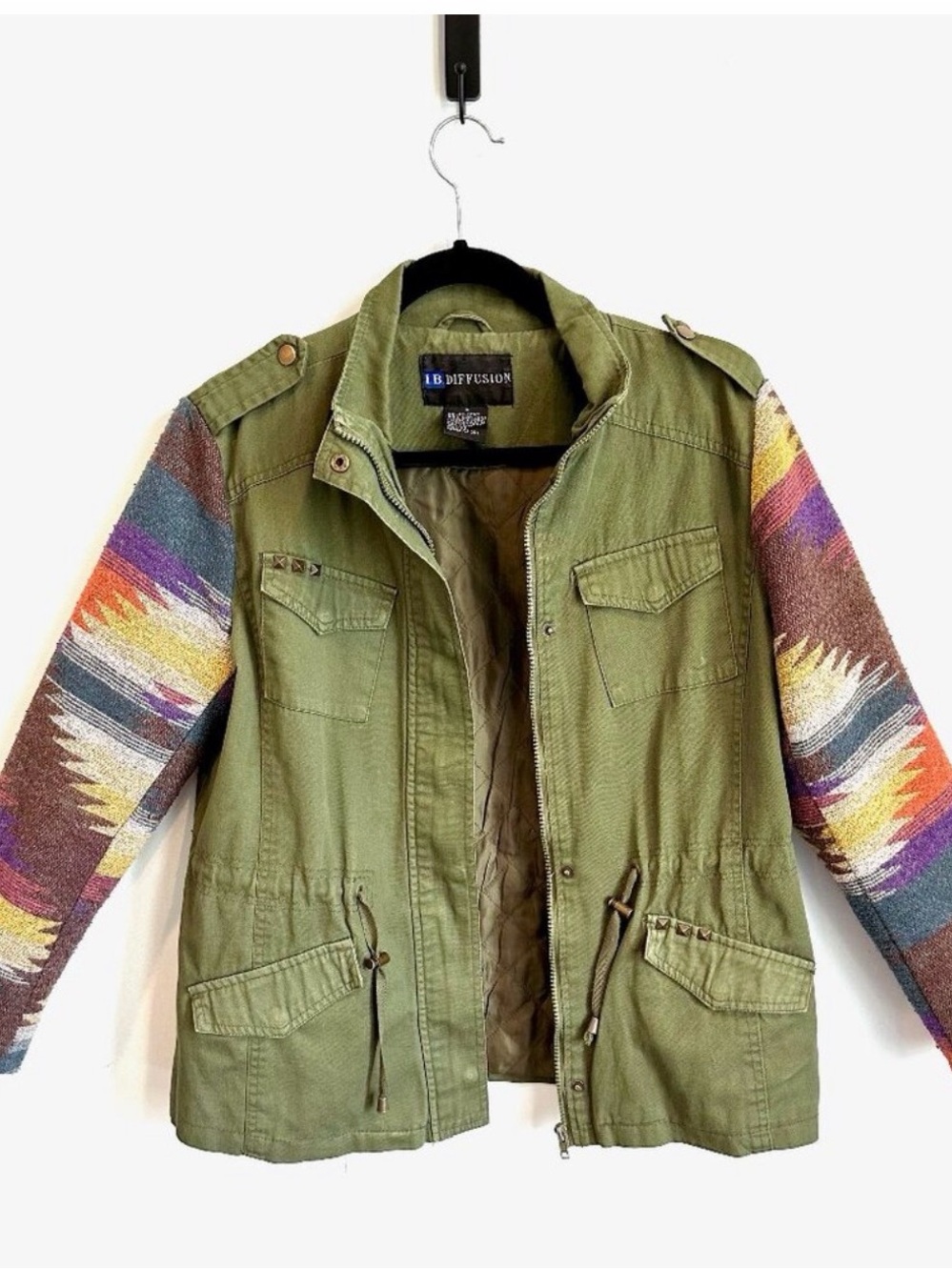 I.B. Diffusion Olive Utility Jacket